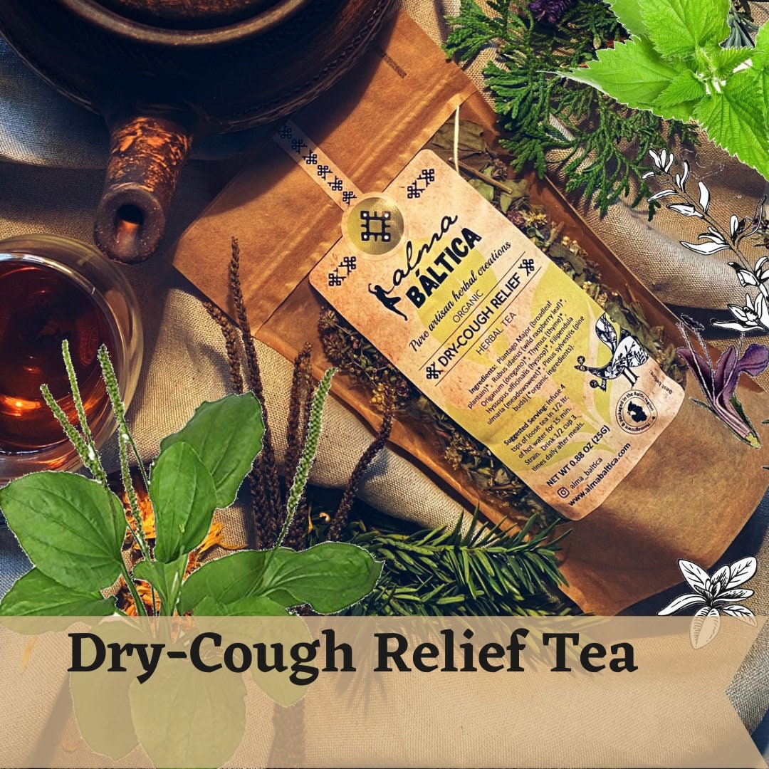 DryCough Relief tea Persistent & irritable cough Herbs for Etsy