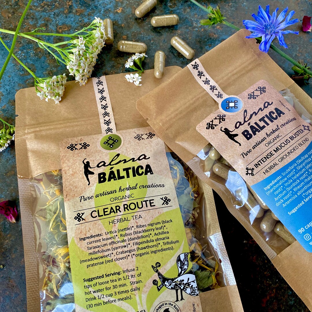 Mucus Tea Loose Leaf Tea Herbal Apothecary Natural Herbal Etsy