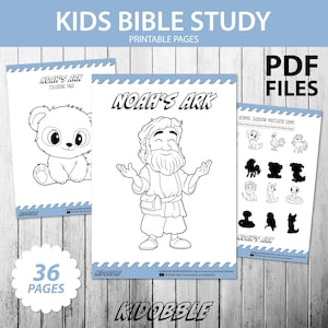Noah&#39;s Ark Printable Kids Learning Sheets