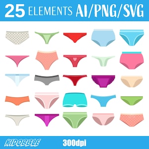 Woman Underwear Lace Lingerie Sleepwear Set Digital Vector Art Sexy Apparel Fashion Clipart Design Elegant Lingerie Set Printable Download