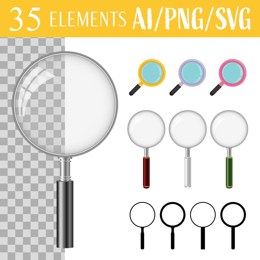 Lente Di Ingrandimento Disegno Vettoriale Immagine E Vettoriale - Alamy - Foto 12