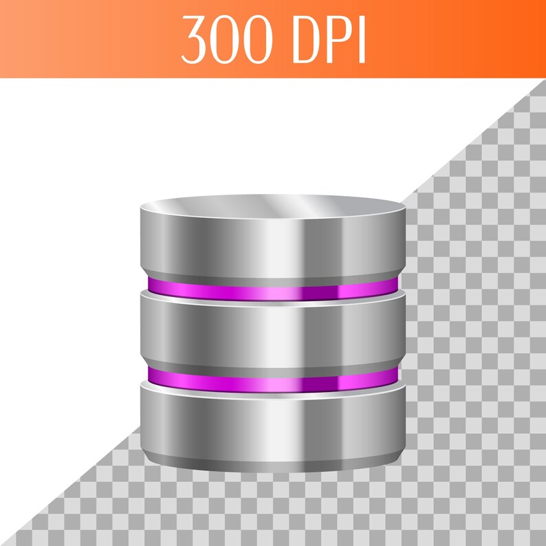 Data Server Clipart | Digital Server Graphics | Hand-drawn Tech Clipart ...