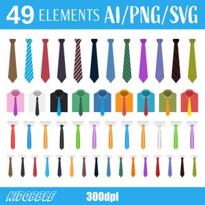 Neck Tie Clipart Vector Design Fashion Tie Clipart Digital Neck Tie Illustrations Vector Art Tie Clipart Printable Tie Design Clipart Vector