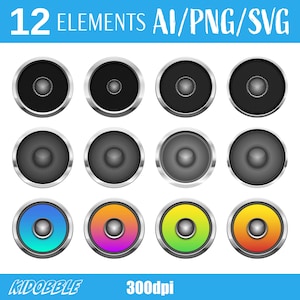 Audio Speaker Clipart Vector Sound System Music Speaker Graphic Icon Sound Clipart Vector Audio Speaker Design Music Sound Art Icon Graphics