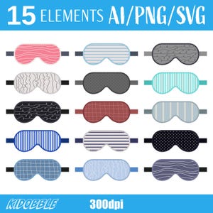 Sleeping Mask Clipart Vector Design Mask Clipart Sleeping Mask Illustrations Vector Art Digital Sleeping Mask Clipart Vector Design