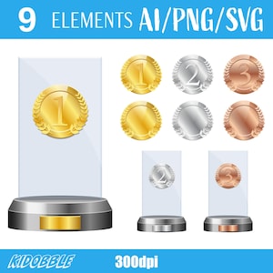 Winner Glass Award Clipart Vector Trophy Glass Clipart Winner Award Clipart Vector Glass Trophy Digital Award Design Clipart Vector Art