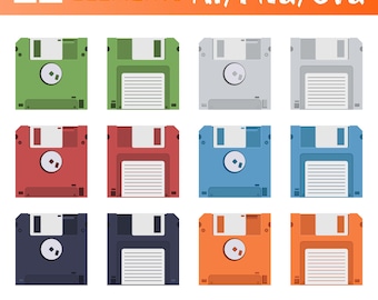 Floppy Disk Clipart Vector Design Disk Clipart Floppy Disk Illustrations Digital Floppy Disk Clipart Vector Art Vintage Disk Clipart Vector