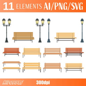 Banc de parc vectoriel Clipart design banc Illustrations de parc numérique Clipart vectoriel banc de parc Clipart dessins vectoriels Clipart