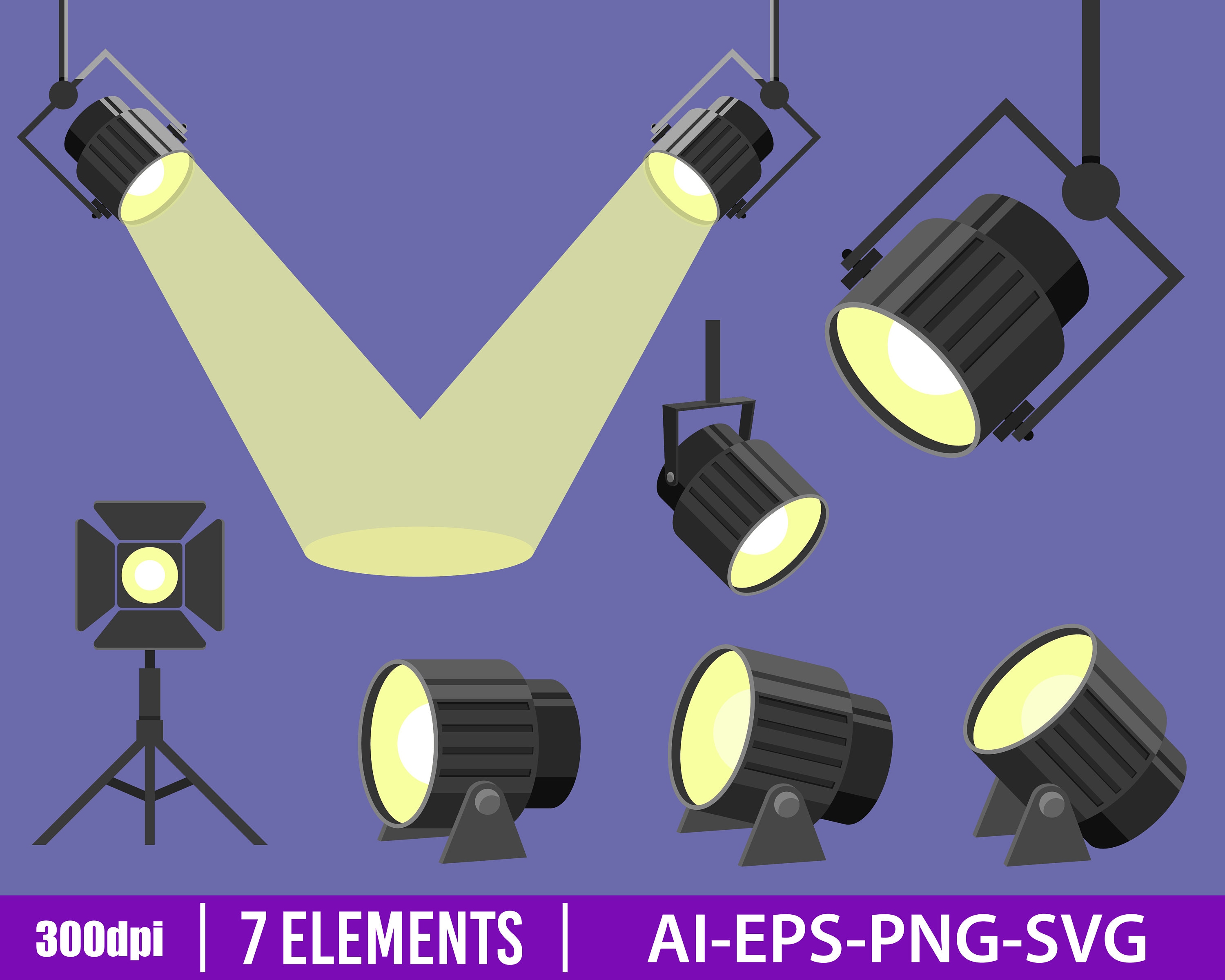 Clipart Of Spotlight
