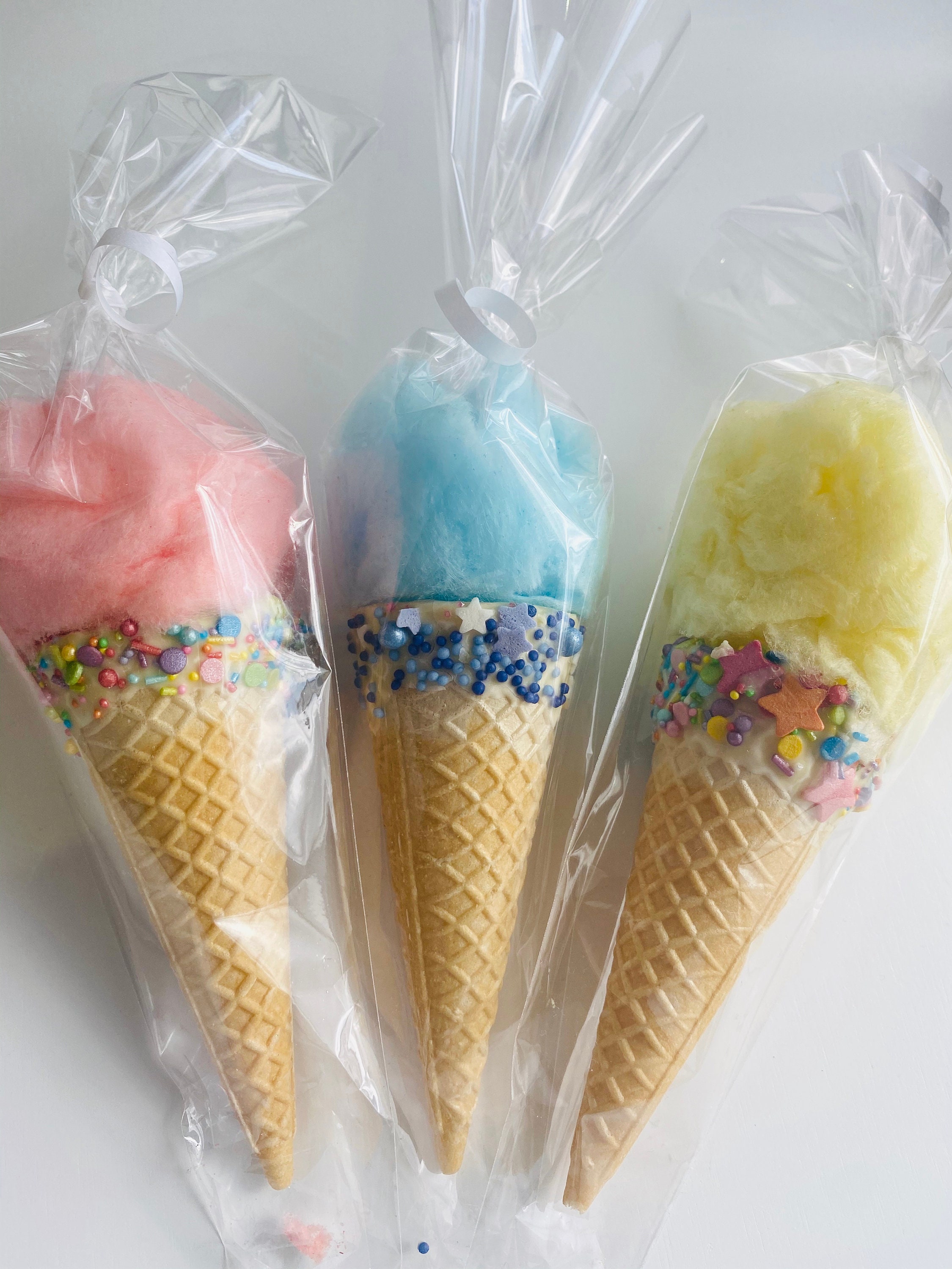 Candy Floss Cones Candy Floss Treats Party Favours Party Etsy UK