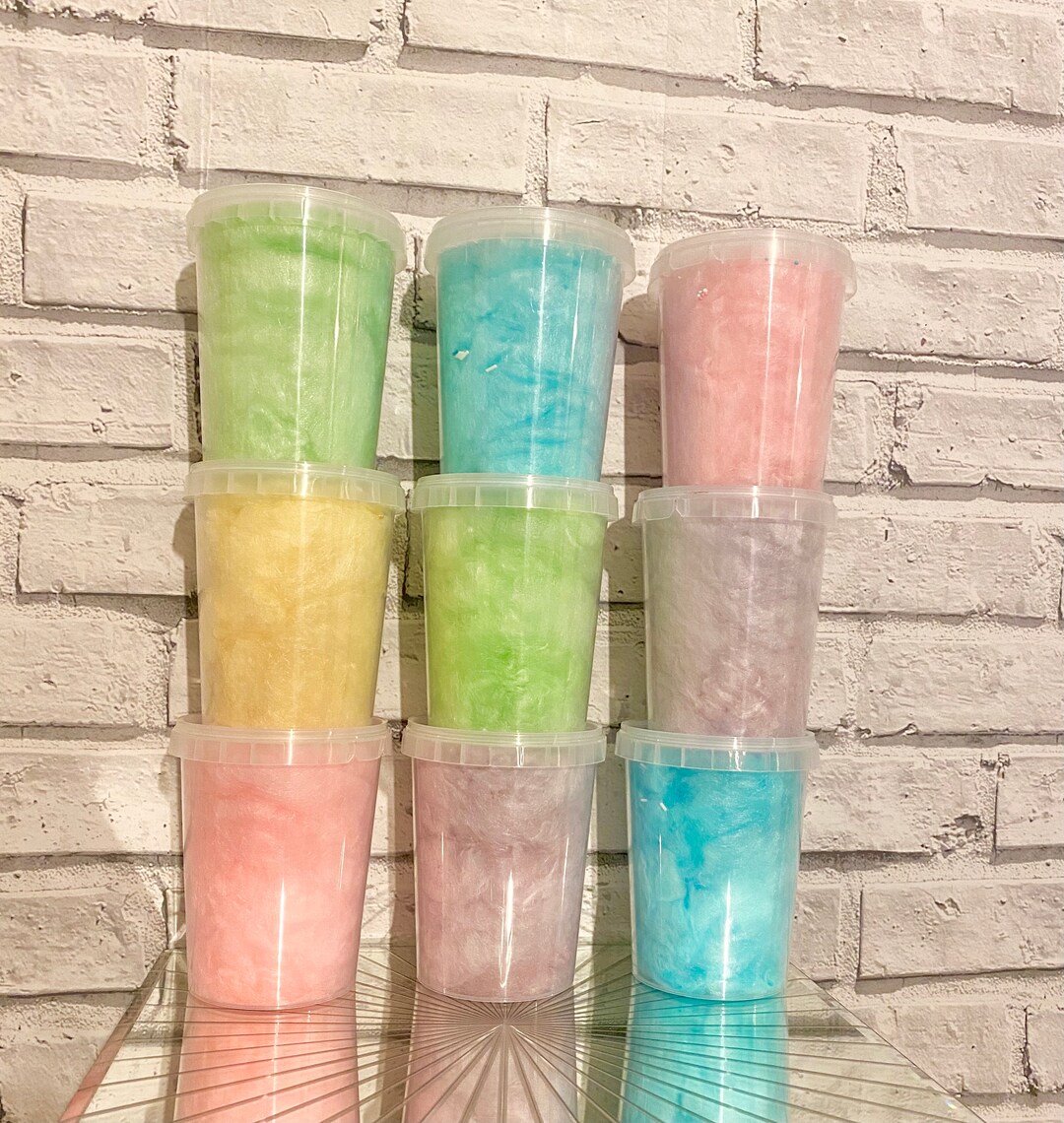 Mini Candy Floss Tubs, Party Favours Sweet Treats Etsy UK