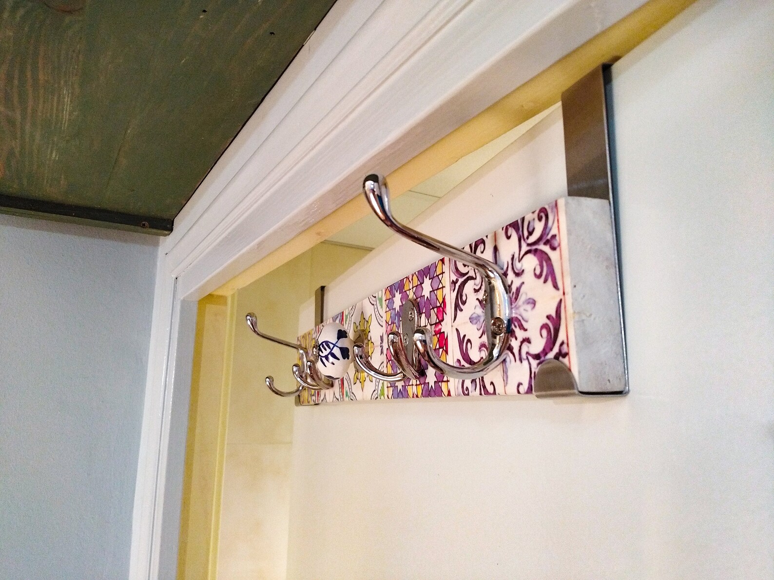 Door hanging coat rack / Door Coat Hook / Over door Clothes Etsy