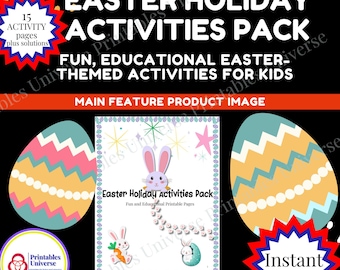 Easter Printable Pack for Kids - Fun & Educational Easter Worksheets