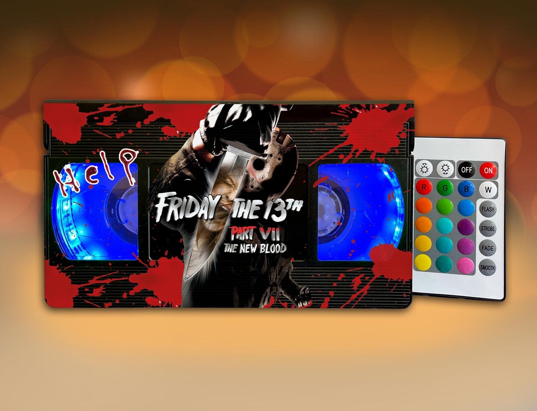 Horror Movie Lamp Retro VHS Lamp Halloween Gift Night Light Etsy