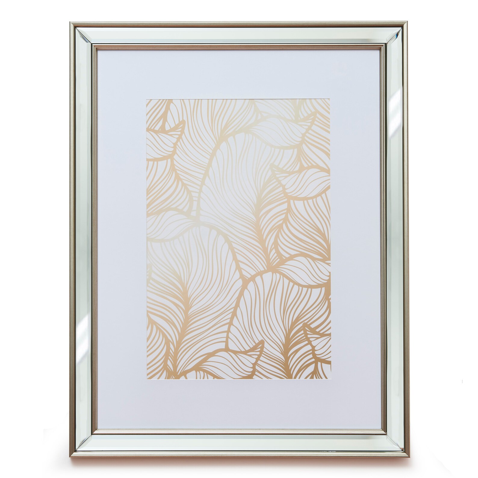 18x24 Mirrored Picture Frame Matted for 12x18 Poster Etsy