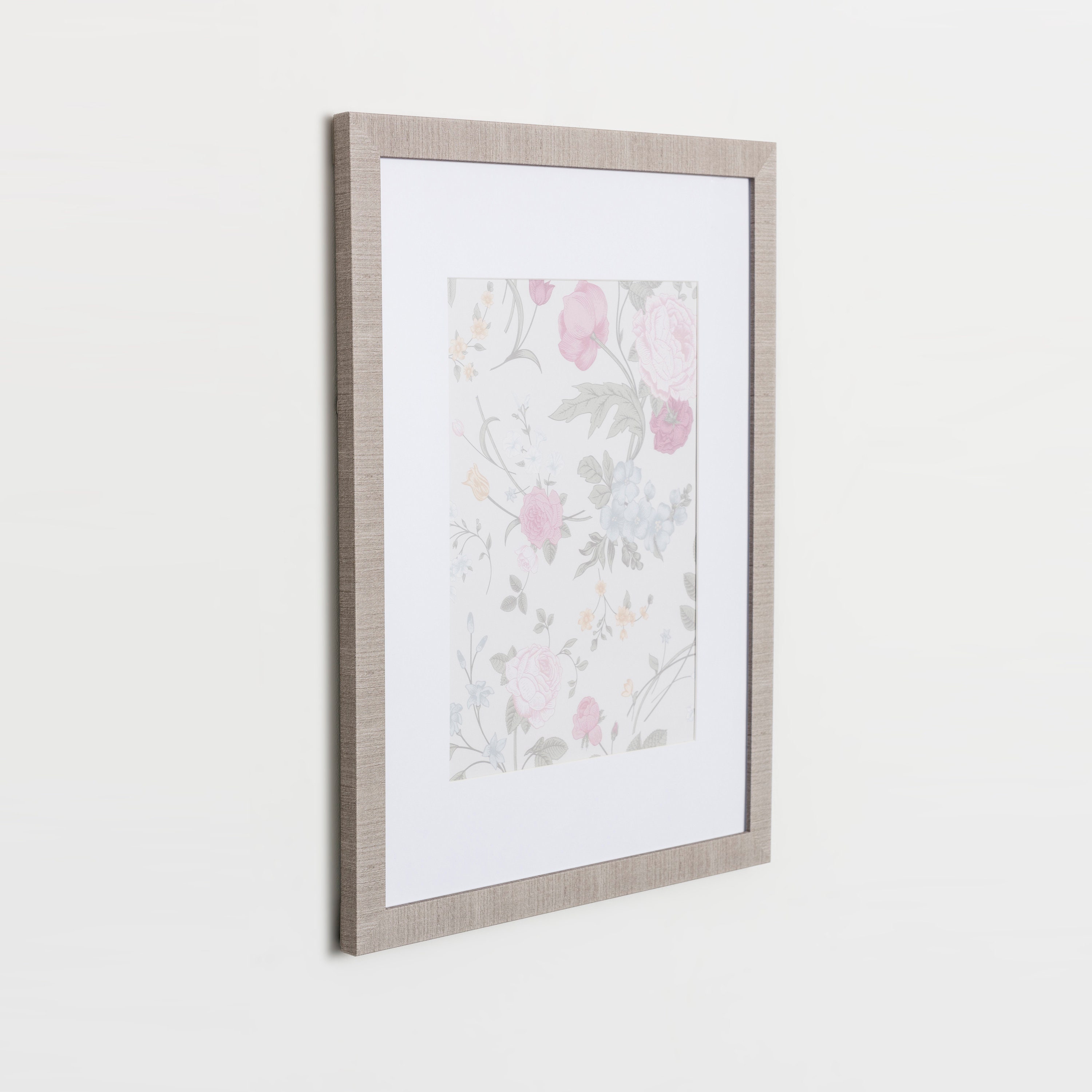 18x24 Picture Frame Modern Gray Matted for 12x18 Poster Etsy