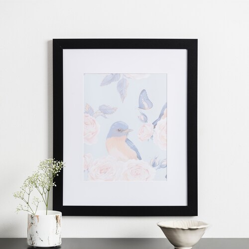 16x20 Picture Frame Brown Matted for 11x14 Photo Etsy