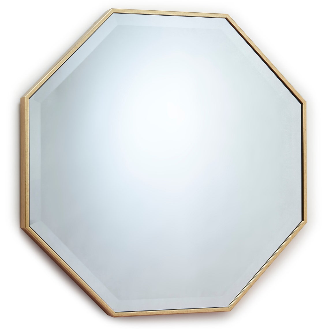 Octagon Gold Wall Mirror for Entryway or Bathroom 25 X Etsy