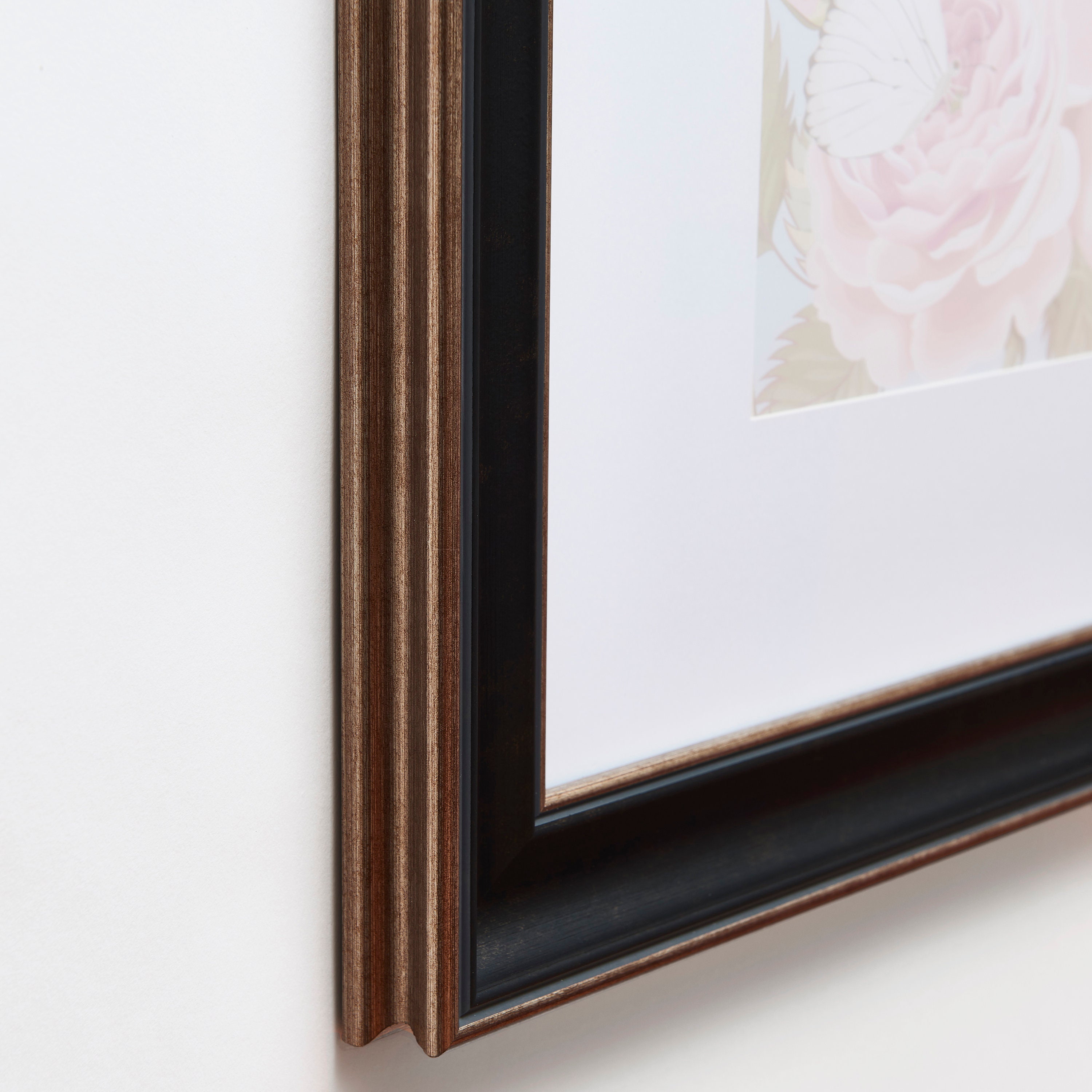 18x24 Black Picture frame Matted for 12x18 Poster Etsy