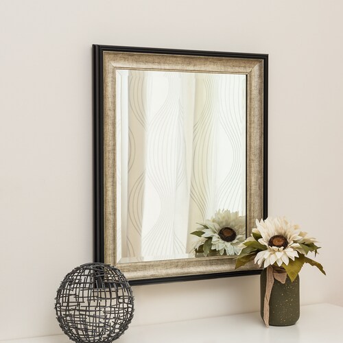 Wall Beveled Mirror Hangs Horizontal & Vertical Antique Etsy