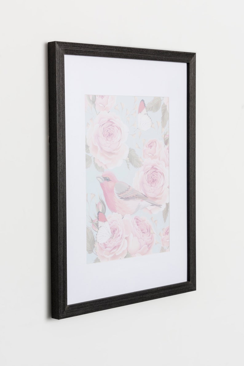 Poster Frames Custom Barnwood Black Picture Frame Etsy