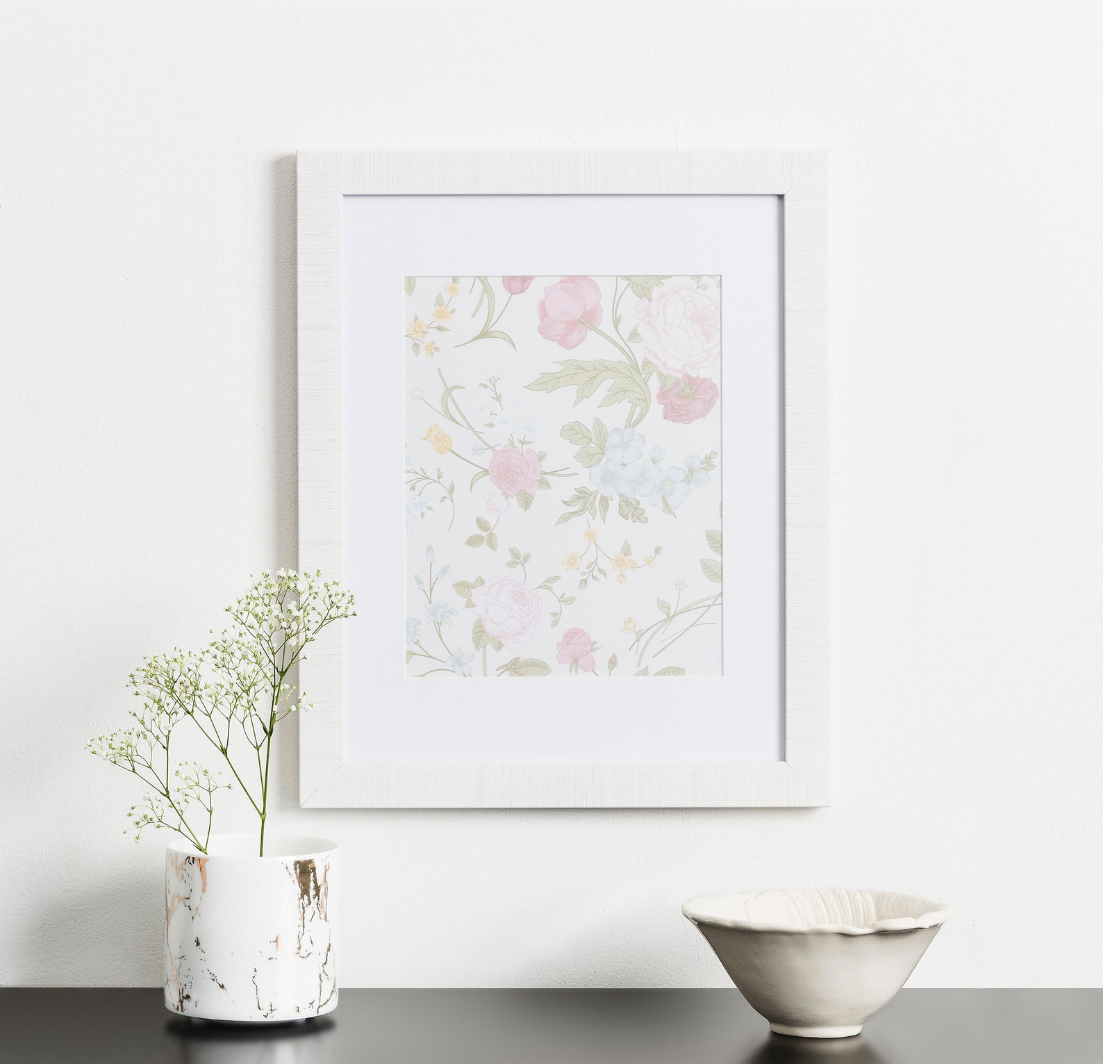 18x24 Picture frame OffWhite Matted for 12x18 Poster Etsy