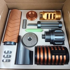Lightsaber Build Your Own STAR WARS DIY Assembly Kit, Cosplay Prop, Collector, Wall Display