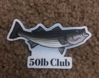 50lb Club Sticker (3 inch)