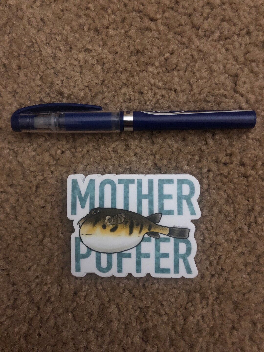 Northern Puffer Sticker - Etsy