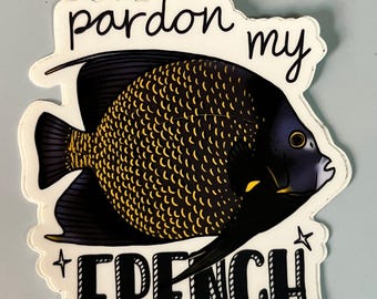 French angelfish sticker