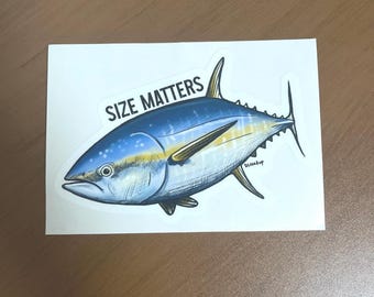 Tuna vinyl decal