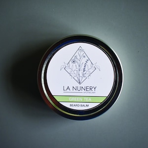 Green Tea Beard Balm |  Men&#39;s Leave-in Beard Conditioner | All Natural and Organic