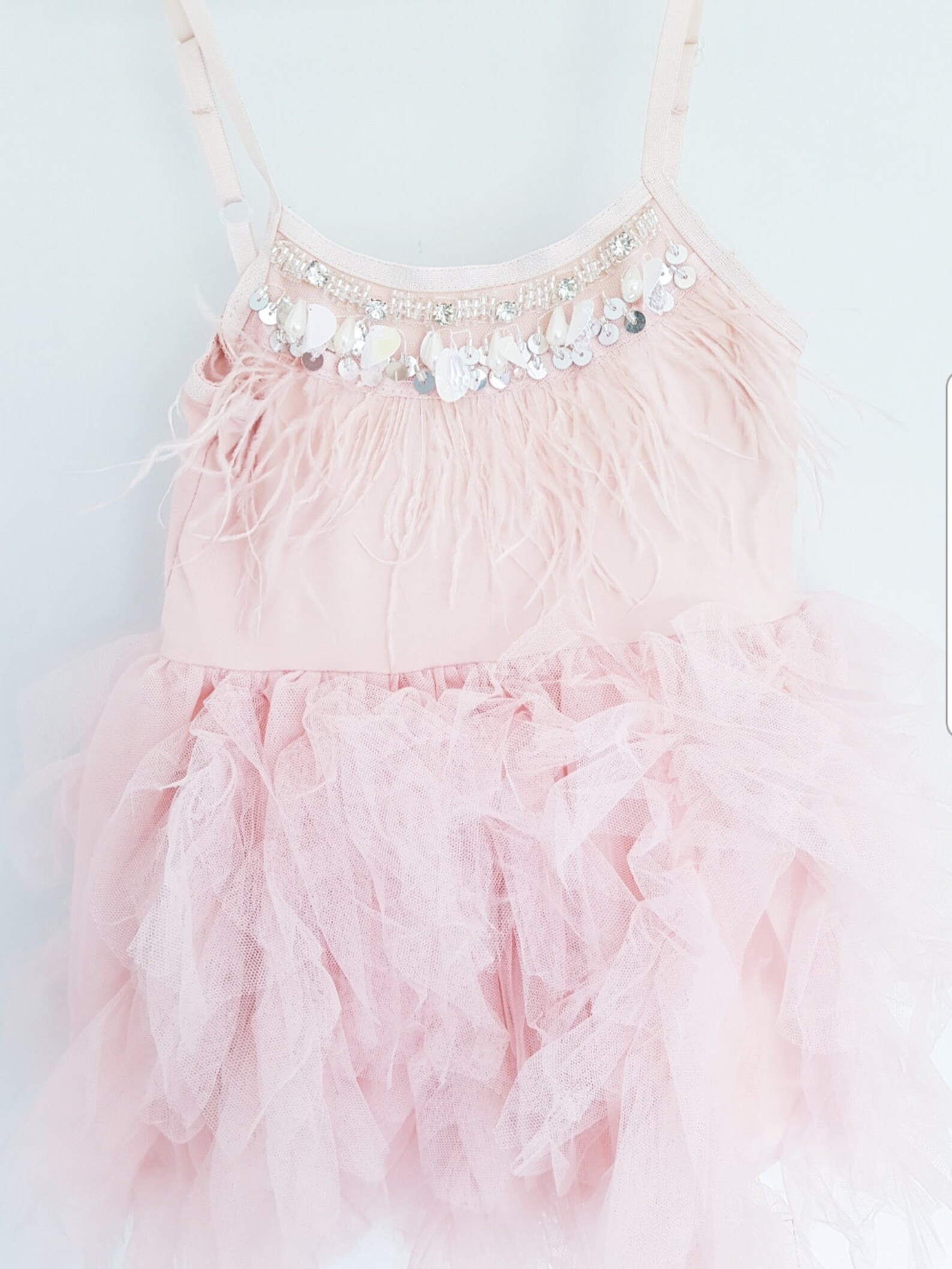 Boho dress Feather tutu Beaded dress First Birthday Party | Etsy