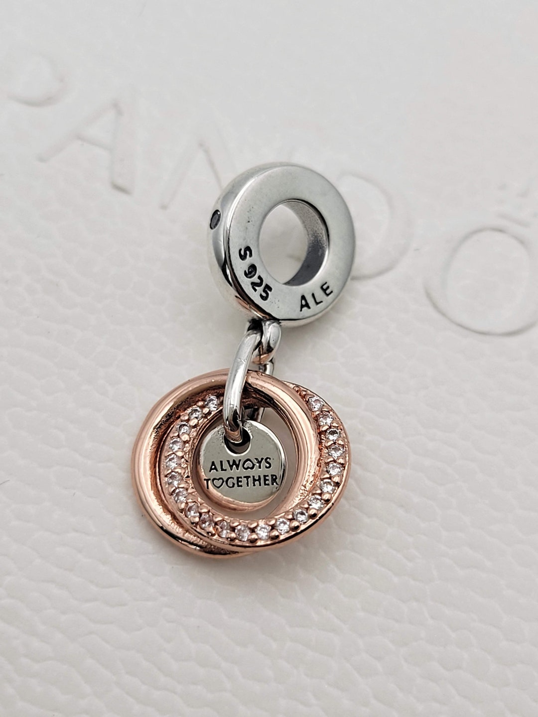 Pandora Mothers Day Charm Gift Family Always Encircled Dangle Etsy