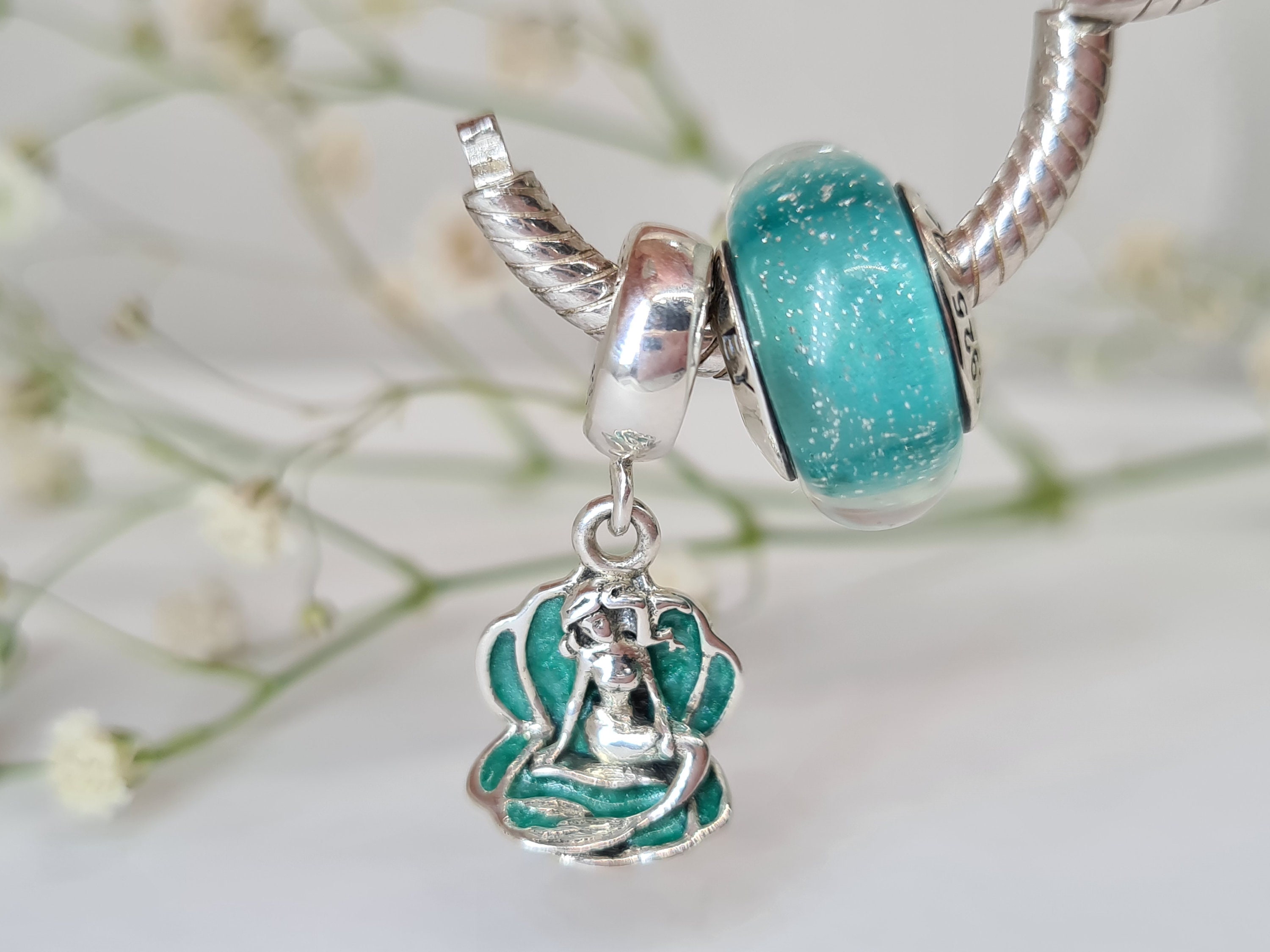 Authentic Pandora Disney Ariel Murano 