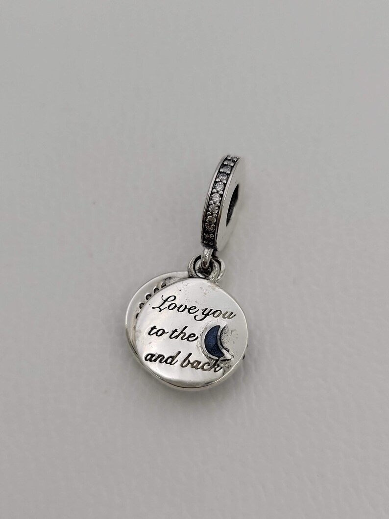 PANDORA Family Tree & Galaxy Moon Stars Dangle 799645C01 Etsy