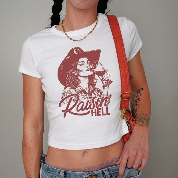 Cowgirl Baby Tee | Rodeo Baby Tee | 90's Baby Tee Tank | Cowboy Shirt | Country Music Concert Tee | Western | Nashville Shirt