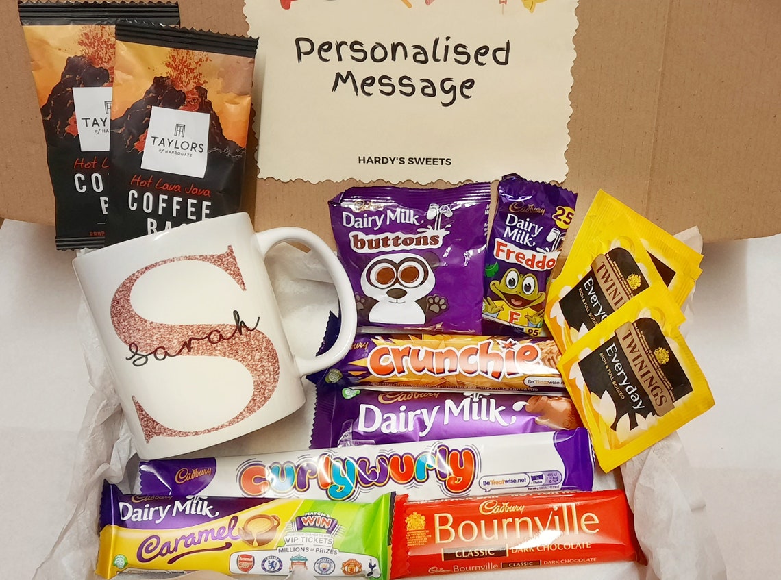 Mug Chocolate & Hot Drink Hamper. Personalised Mug Cadbury Etsy