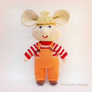 Topo Gigio im Herbst Muster / JM Häkeldesigns / Amigurumi Muster / PDF Muster / Häkeln / Stricken / Muster Bild 2