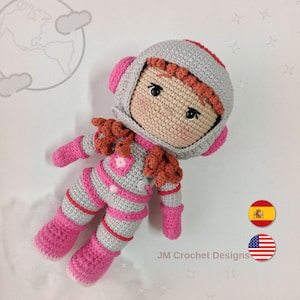 Moon Pattern, Astronaut / JM Crochet Designs / Amigurumi Pattern / PDF Pattern / Crochet / Knitting / Pattern