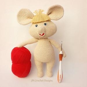 Topo Gigio im Herbst Muster / JM Häkeldesigns / Amigurumi Muster / PDF Muster / Häkeln / Stricken / Muster Bild 4