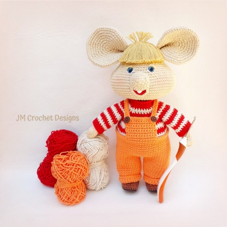 Topo Gigio im Herbst Muster / JM Häkeldesigns / Amigurumi Muster / PDF Muster / Häkeln / Stricken / Muster Bild 5