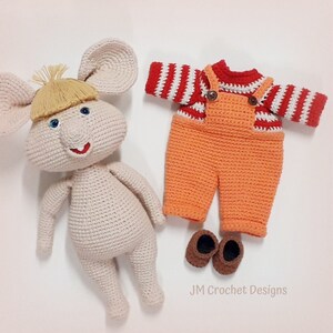 Topo Gigio im Herbst Muster / JM Häkeldesigns / Amigurumi Muster / PDF Muster / Häkeln / Stricken / Muster Bild 6