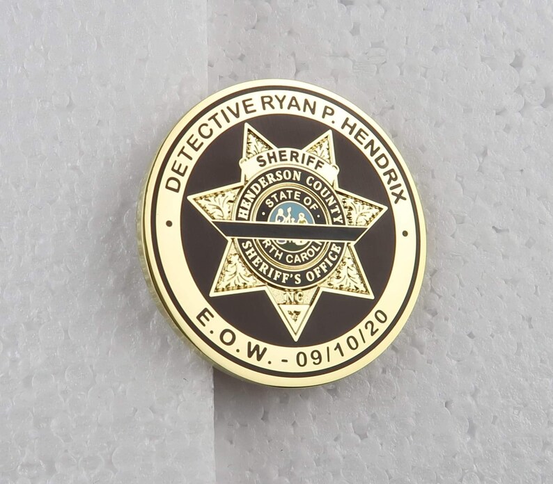 Detective Hendrix Challenge Coin | Etsy