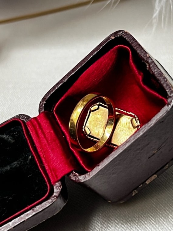 Vintage 14k Gold Reverse Intaglio Ring - image 5