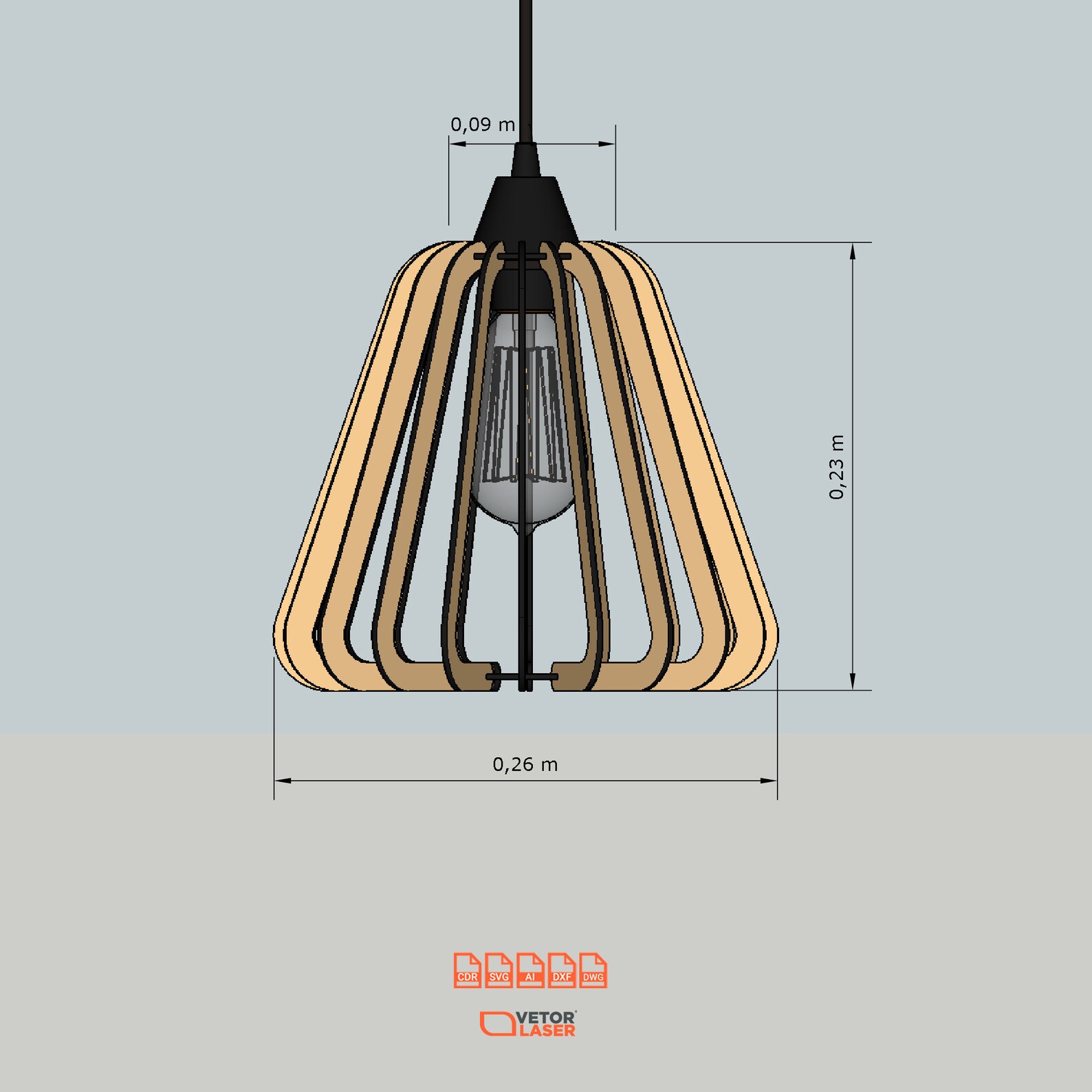 Laser Cut File Lamp Template Project Hanglamp Decoration Etsy