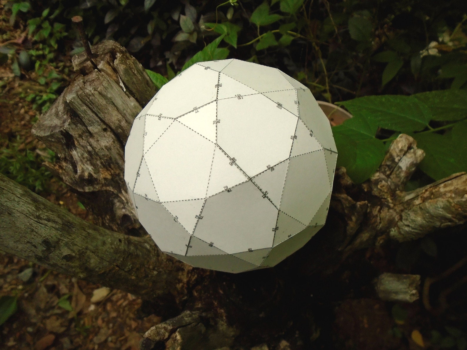 Polyhedron paper template Geometric papercraft puzzle | Etsy