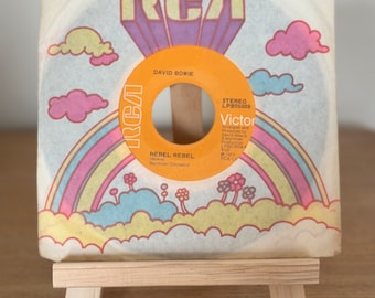David Bowie Rebel Rebel 7" vinyle single - Exportation des États-Unis, non joué