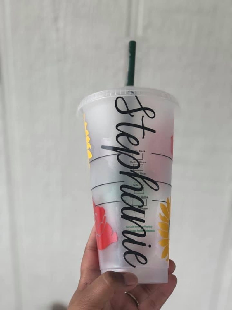 vinyl cups cups personalized cups Custom cups decal cups