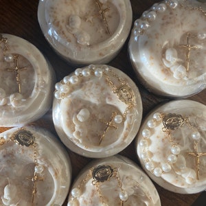 Christening Favors. Baptism. Christening. Favors. Gift Soaps. Exfoliating soaps made to order. Party favors for christening. Party favors